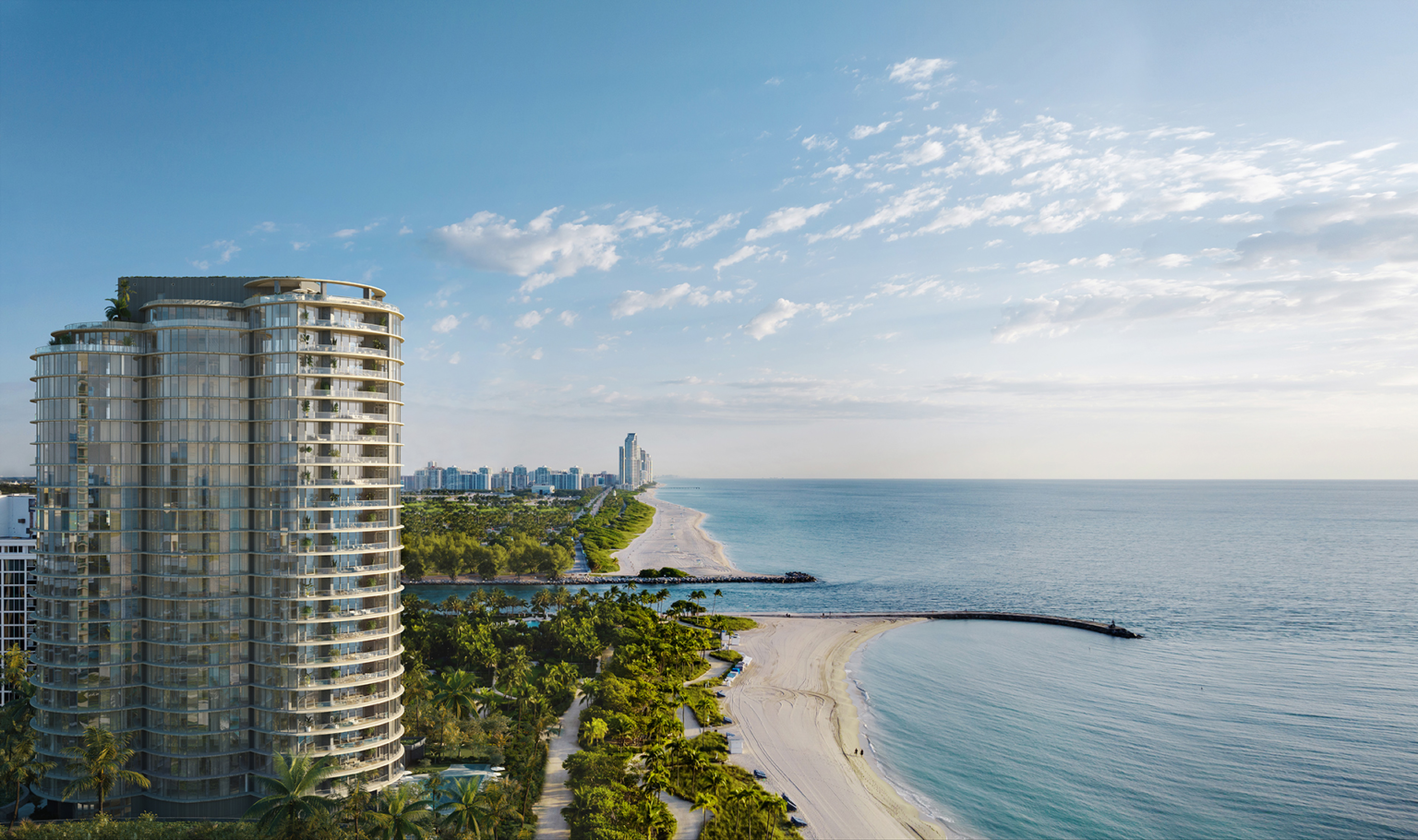 Rivage Bal Harbour oceanfront tower architectural concept